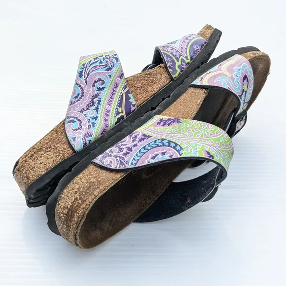 BIRKENSTOCK Papillio Double Strap Paisley Sandals